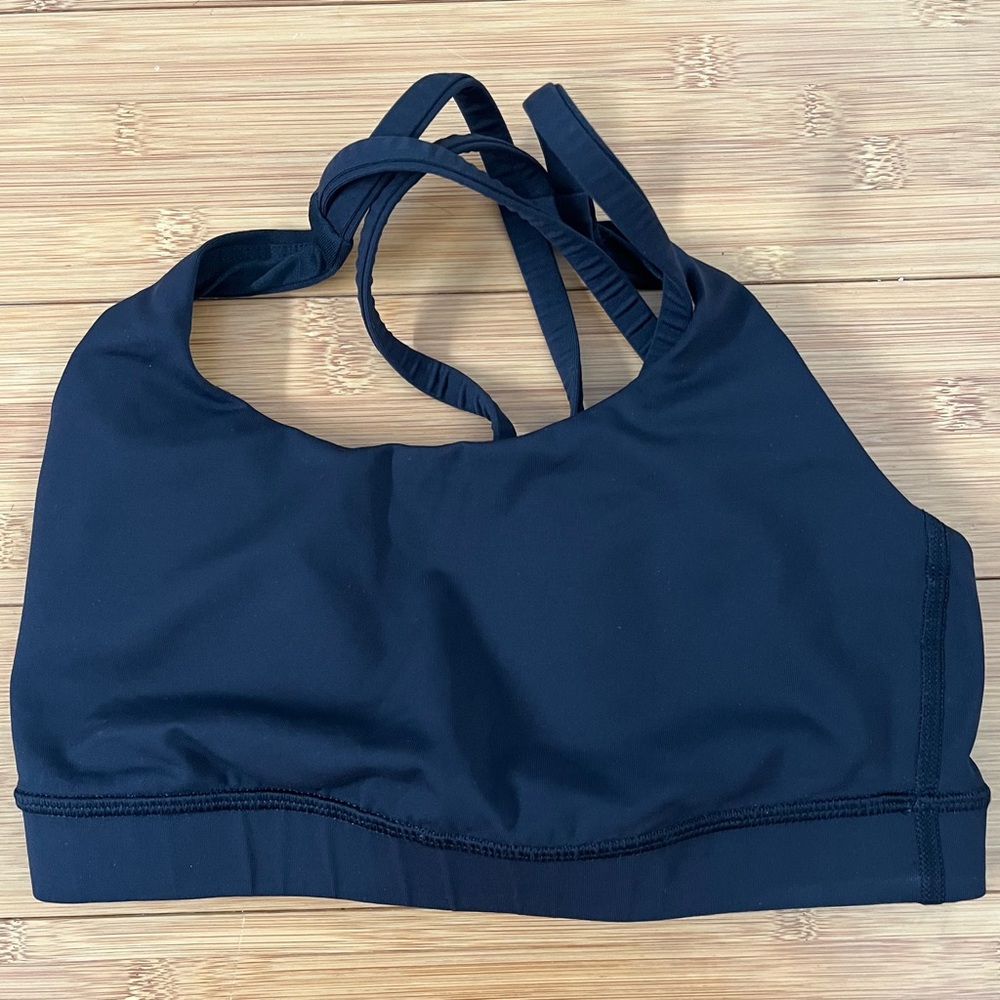 LULULEMON - BLACK W/PADDING ENERGY BRA